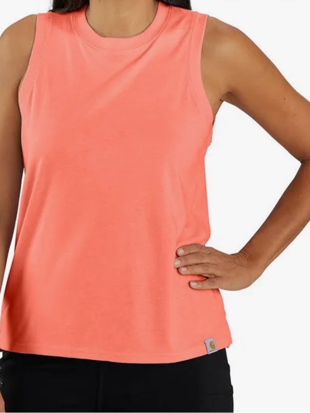 Carhartt Women's Tencel Fiber Relaxed Fit Tank in Salmon M Work Wear Gorpcore